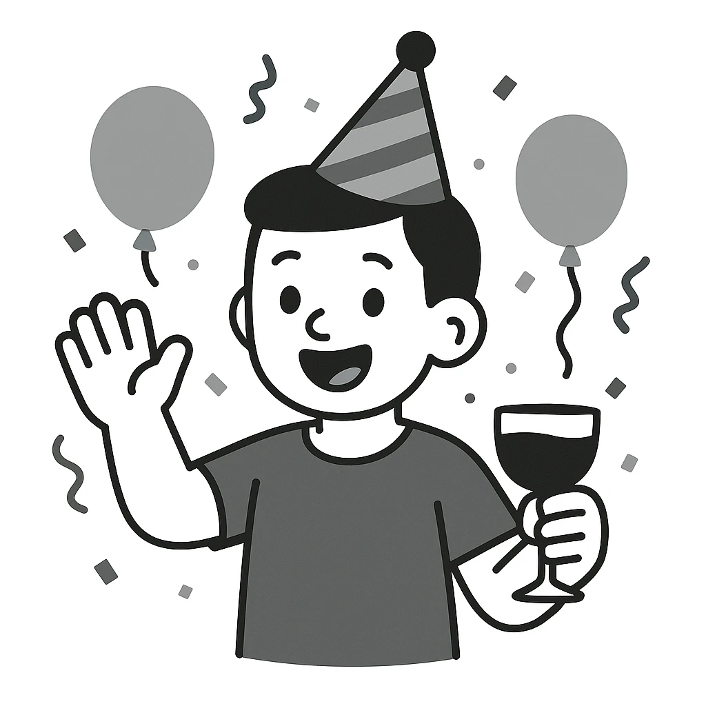 party hat emoji