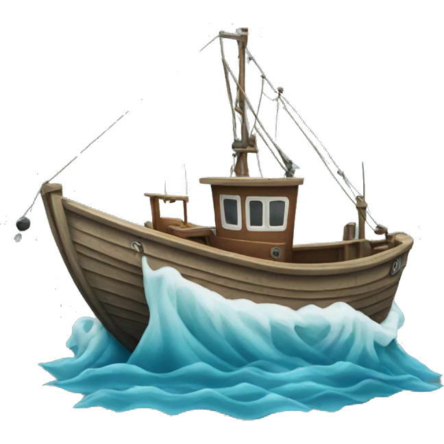 fishing boat emoji