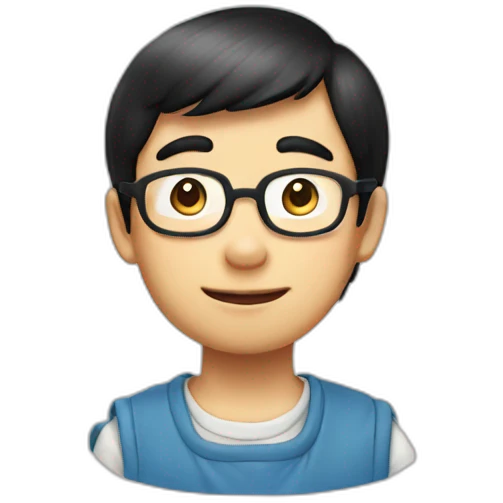 Nobita as a handsome boy  emoji