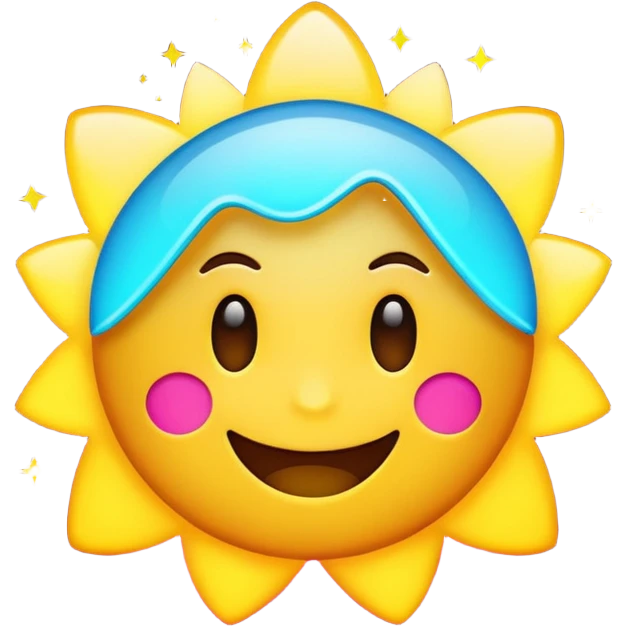 flashing colorful emoji that says 'amazing!', vibrant colors, energetic emoji