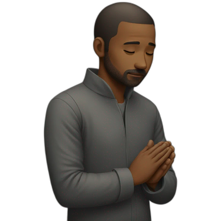 Man praying  emoji
