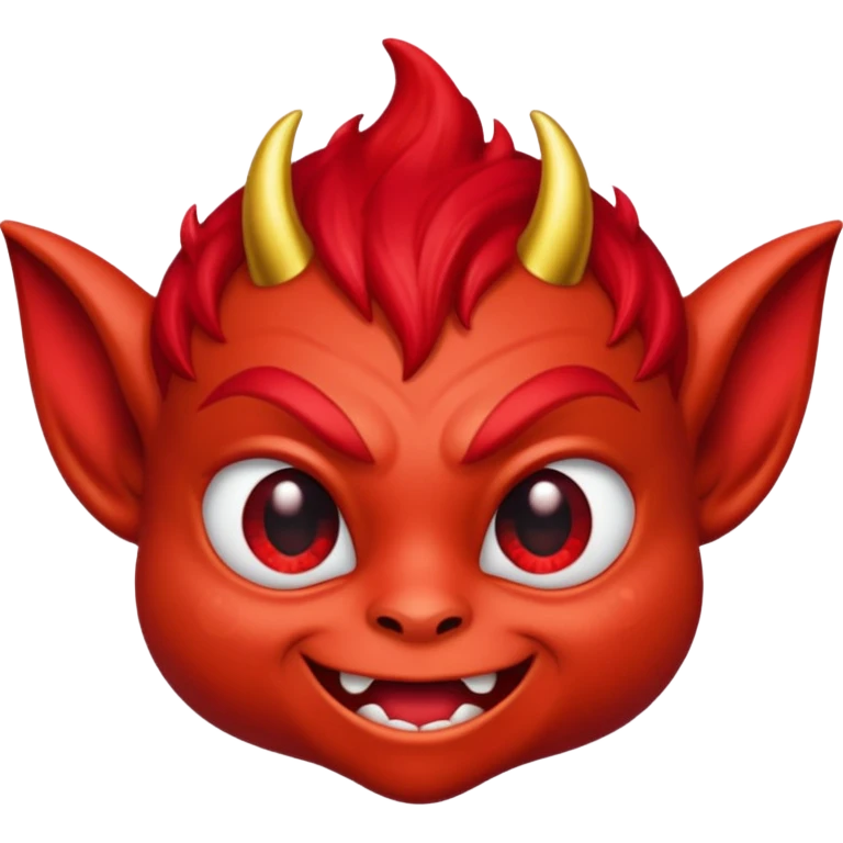 red glitter imp emoji