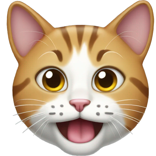 suprised cat emoji