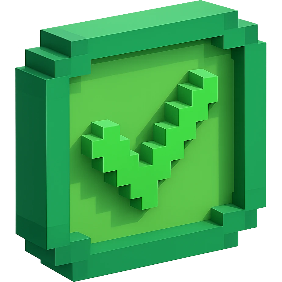 check in green icon emoji