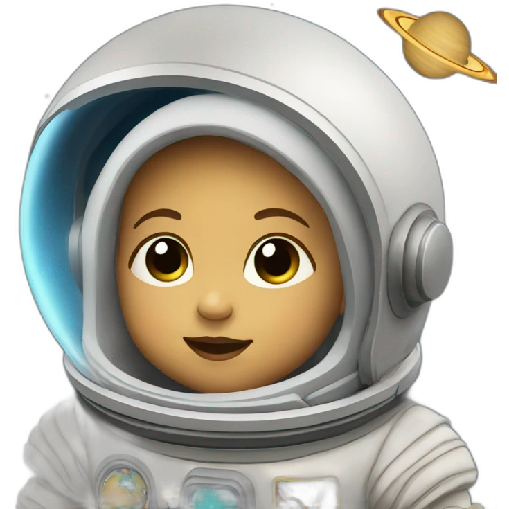 Baby Jesus in space emoji