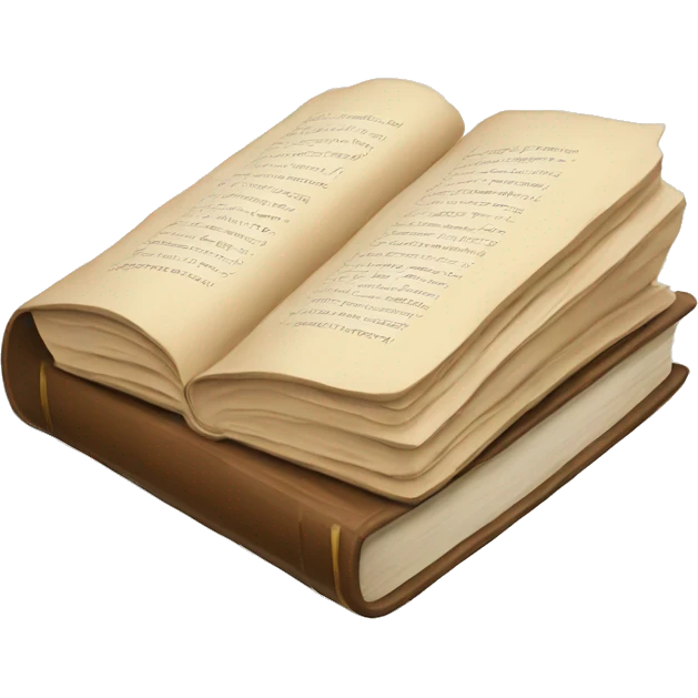 A book in beige tones  emoji