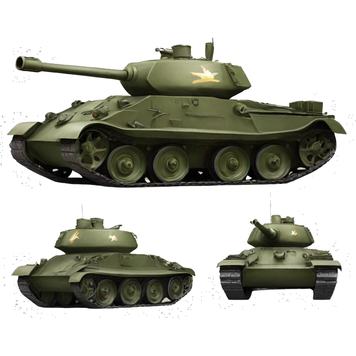 tank t-34 emoji