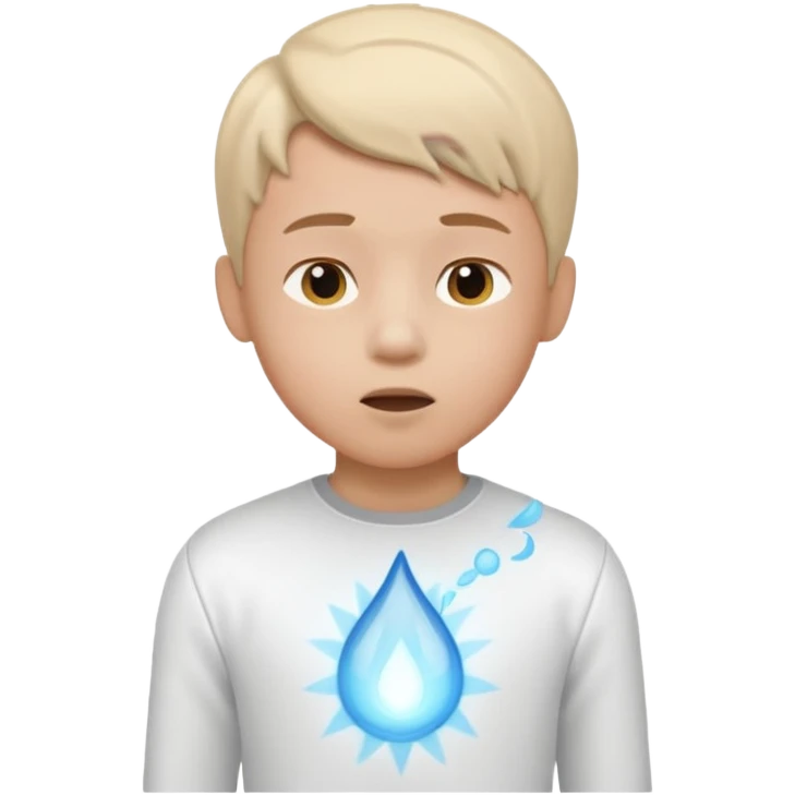 Yoga Boy Breathing 3d Icon with color of D0B8FF
 emoji