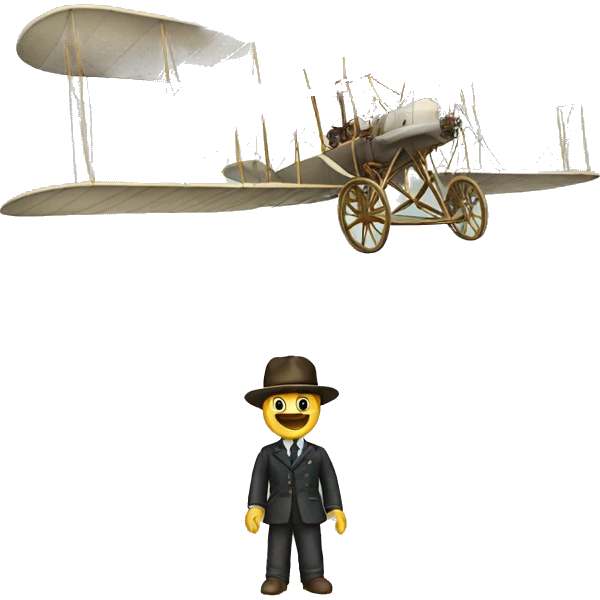 wright flyer emoji