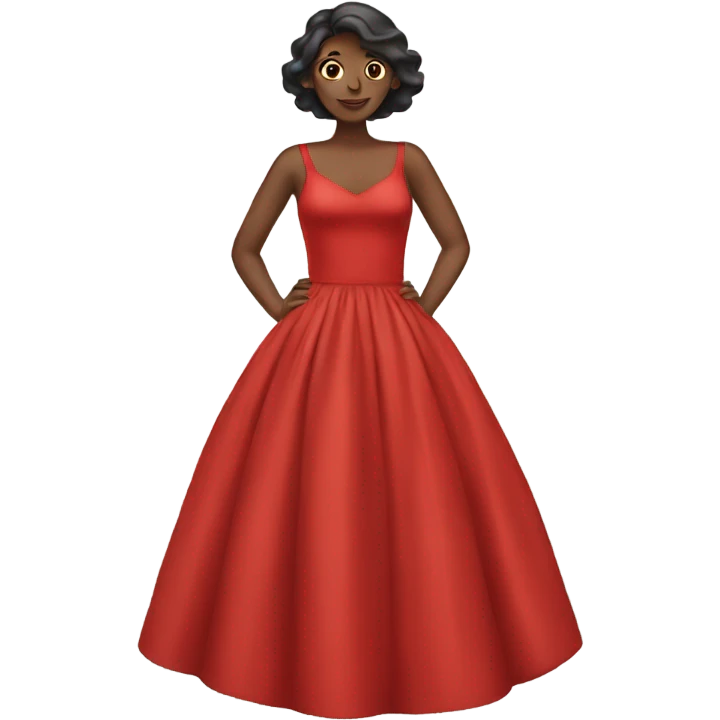red dress emoji