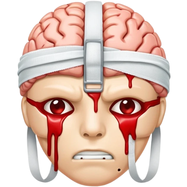brain wrapped in bandages emoji