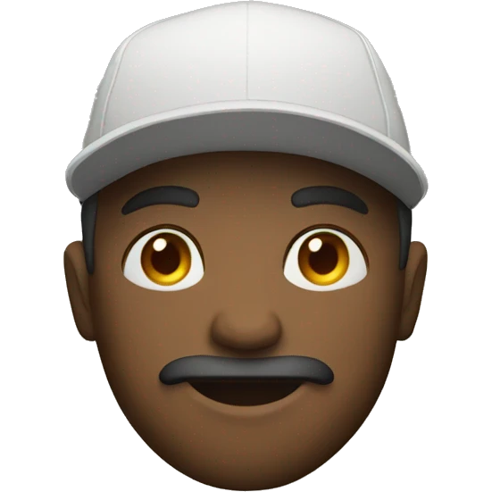 Man cap  emoji