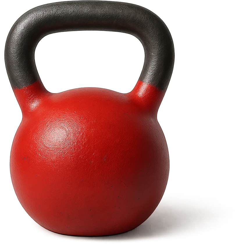 kettlebell rosso, iperrealistico 4k emoji
