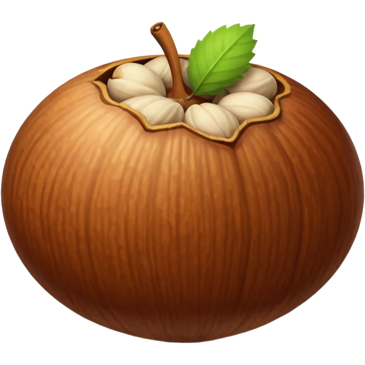 hazelnut emoji