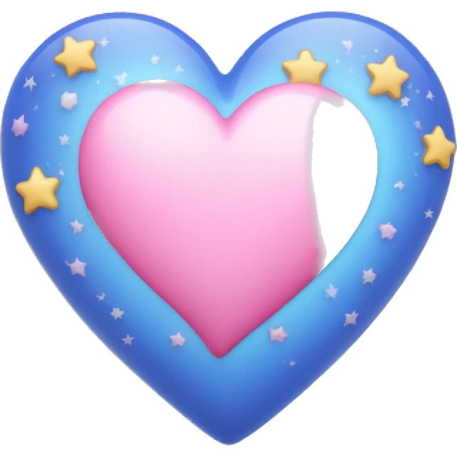 blue heart with stars as in this emoji 💖 emoji