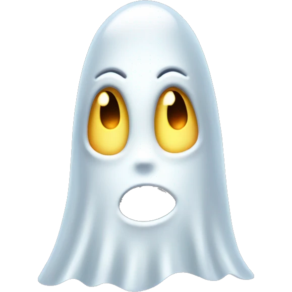 Sally the ghost that haunts Job Lot with a flickering light emoji