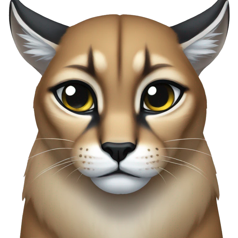 Caracal weeping  emoji
