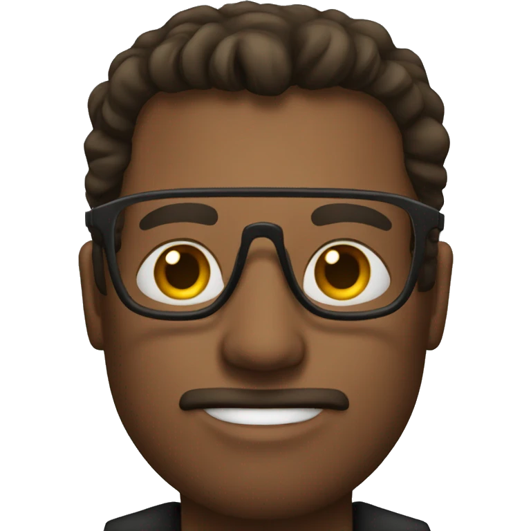 Man with glasses emoji