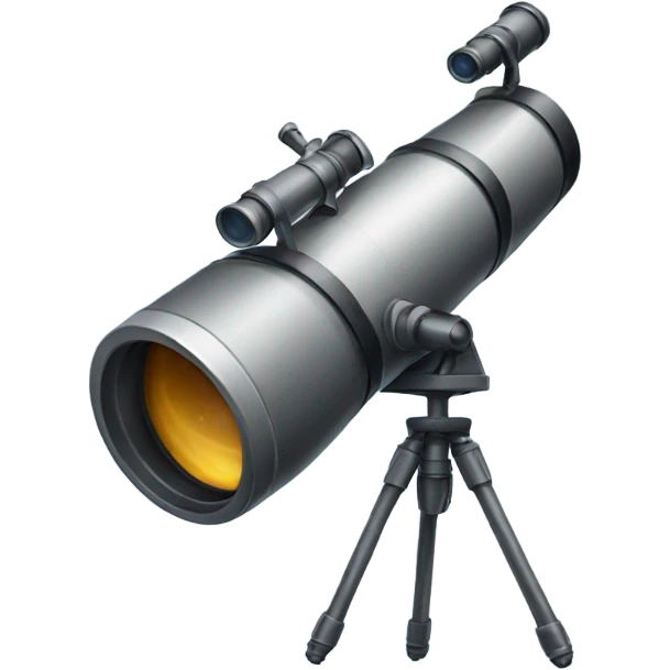 Telescope with eyes emoji
