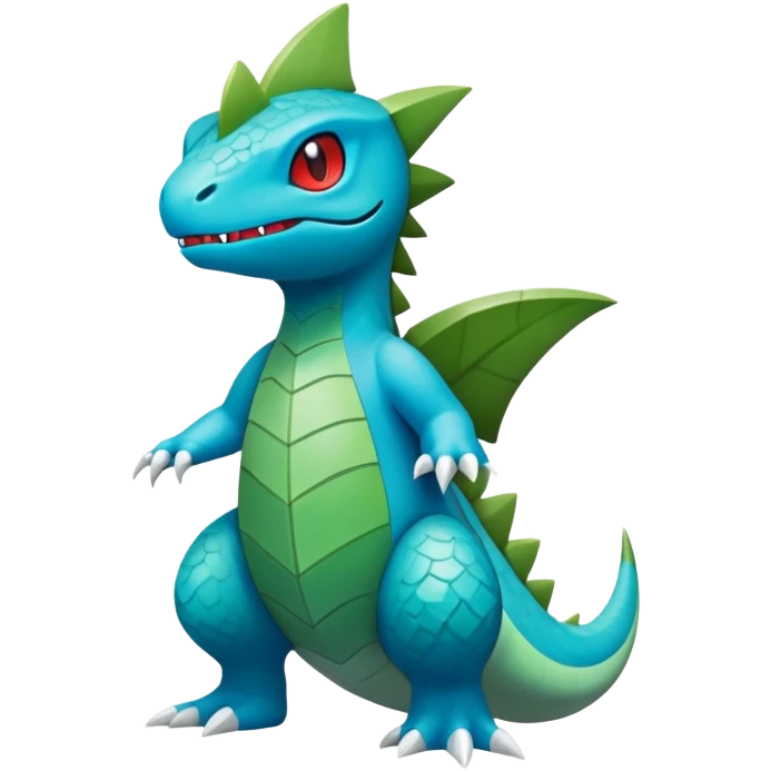 Larvitar-Axew-hybrid-Fakémon-creature (full body) emoji