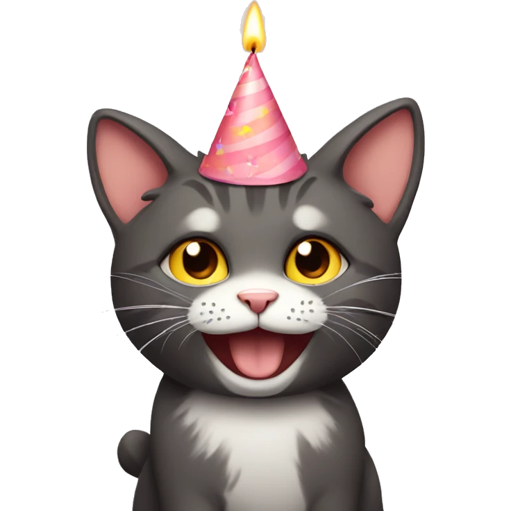 Birthday Cat emoji