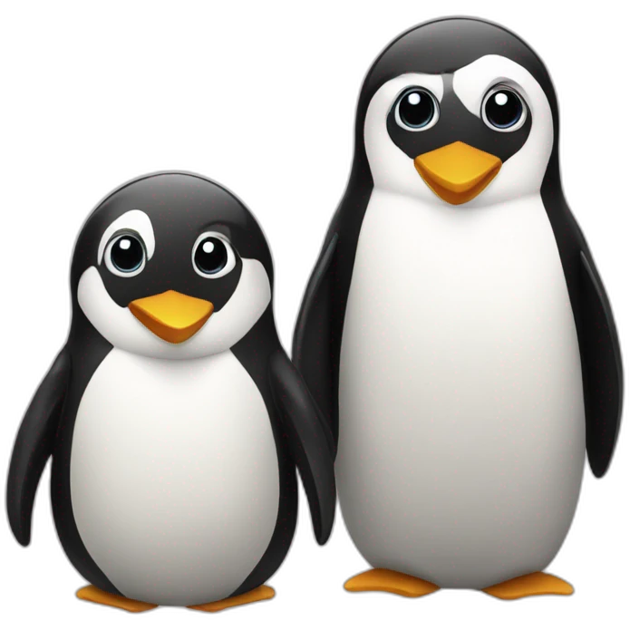 penguine with female  emoji