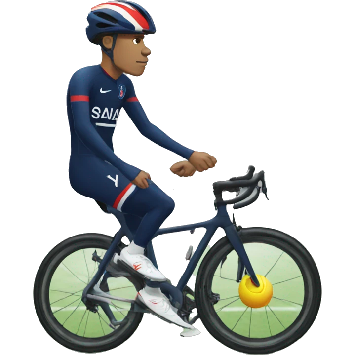 mbappé fait du velo emoji
