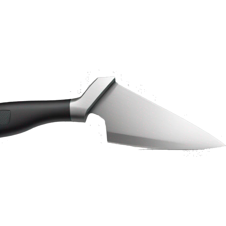 Hand cutting with blade written sorry emoji