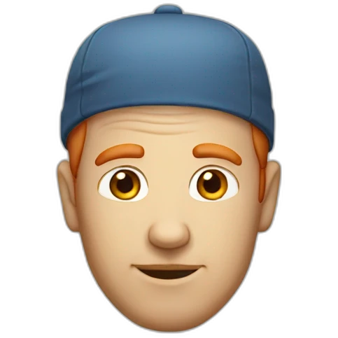 balding red haired man emoji