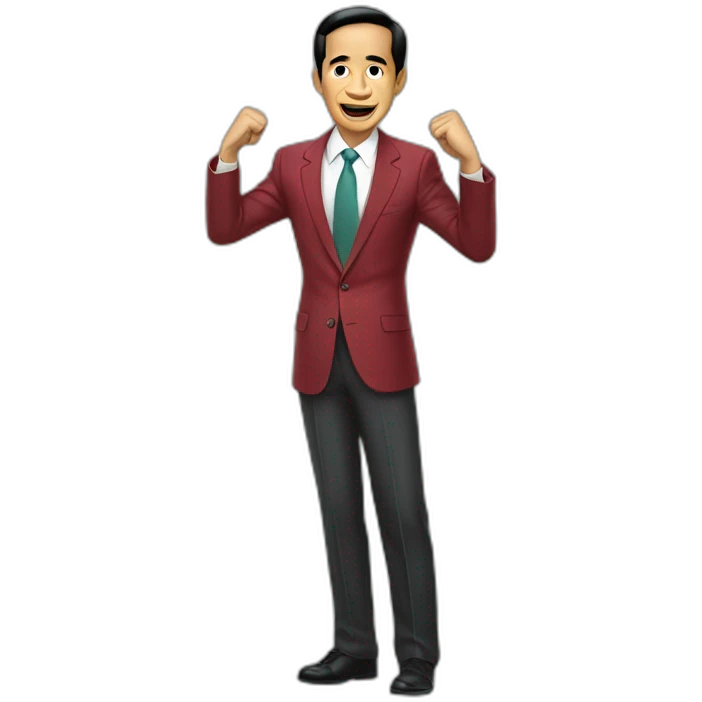Jokowi jojo pose emoji