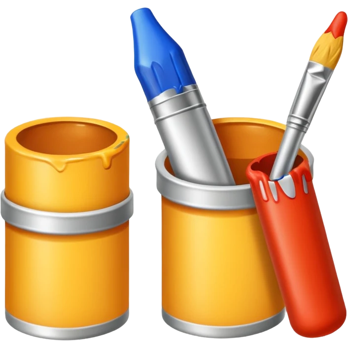 artist paint tubes emoji