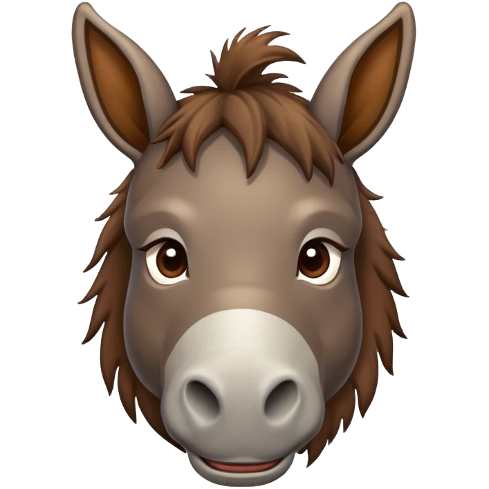 donkey with poop on its head emoji