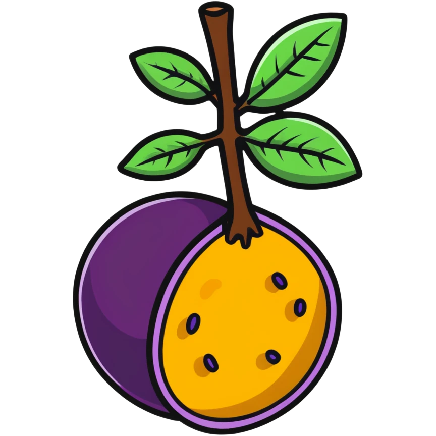 passion fruit emoji