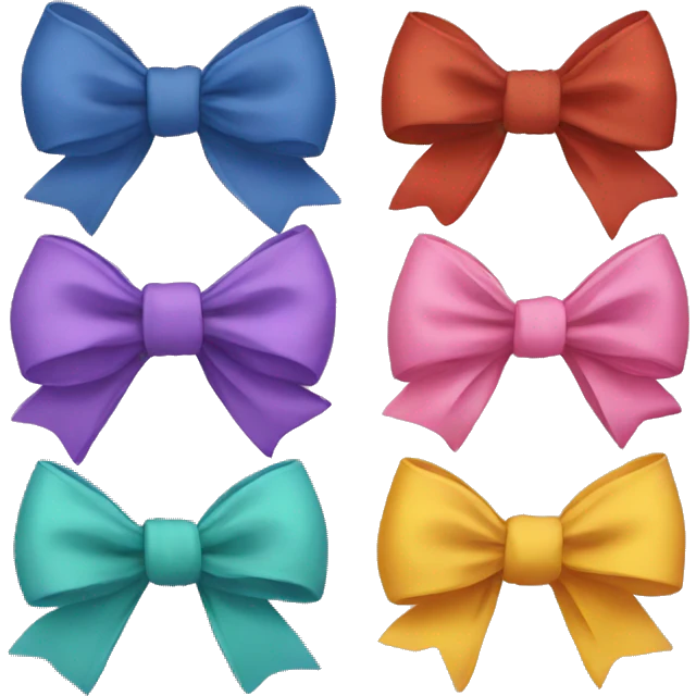 bunch of bows emoji