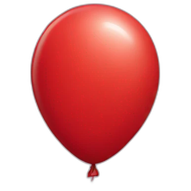 red balloon emoji