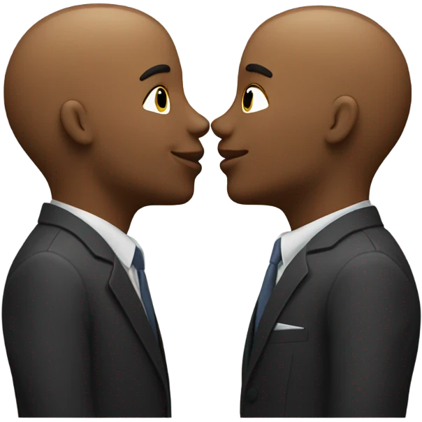 gay men kissing emoji