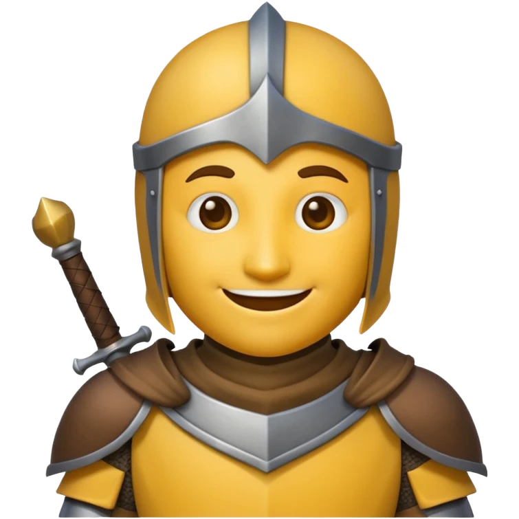 Emoticone Chevalier emoji