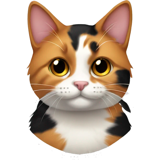 Calico cat emoji
