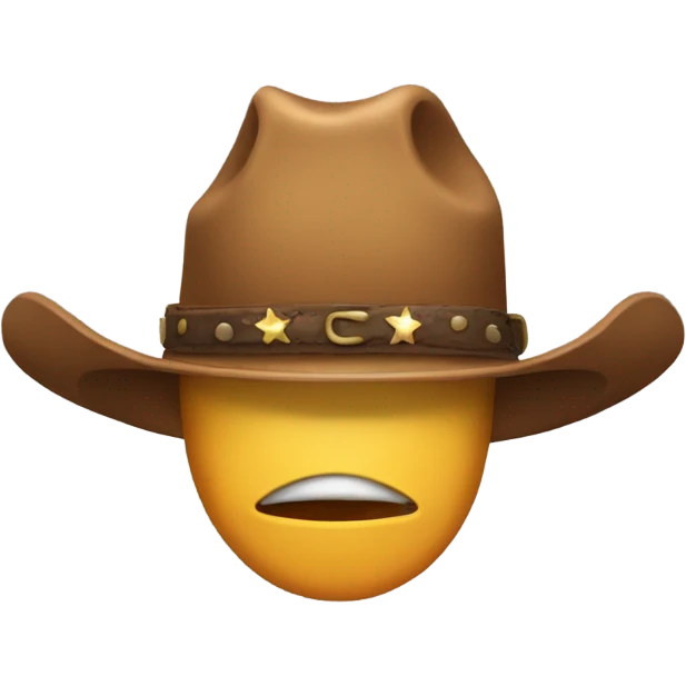 drool cowboy hat emoji
