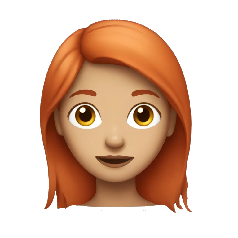 Red-haired girl emoji