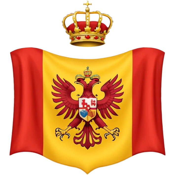 añade a la bandera de españa dos aguilas emoji