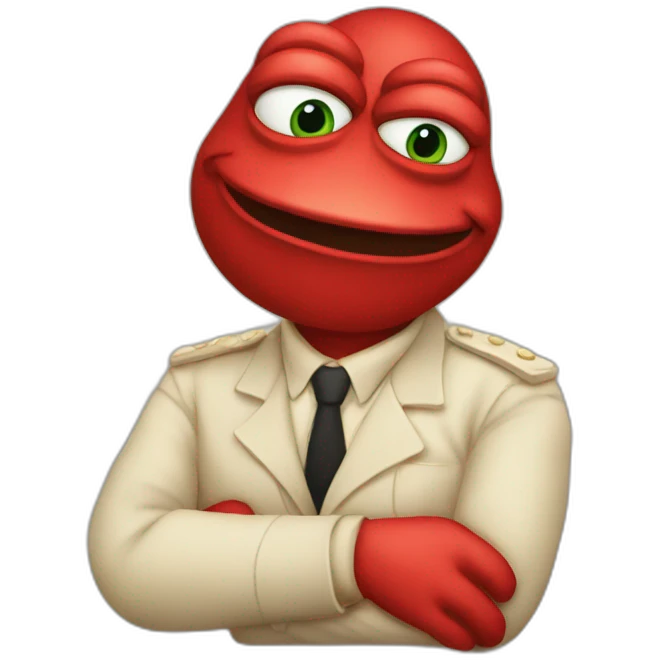 red pepe mailmain happy emoji