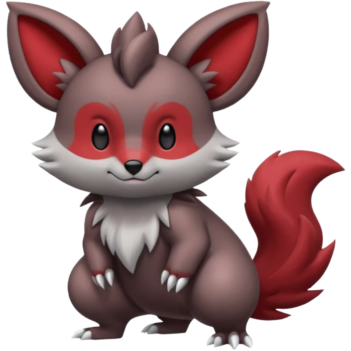 Teddiursa-Minccino-Zoroark-fusion  emoji