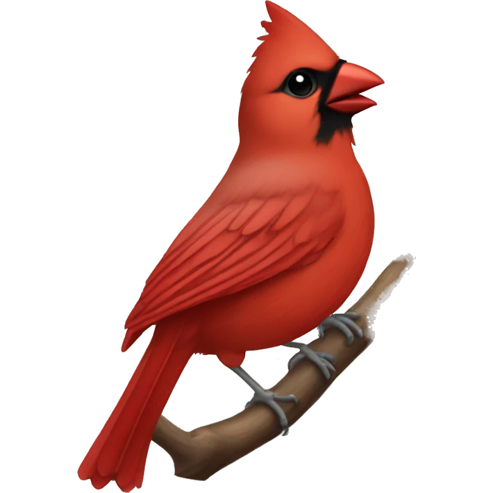 Female cardinal emoji