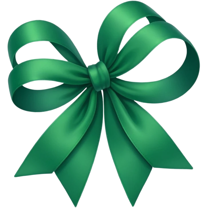 Yeşil kurdele emoji