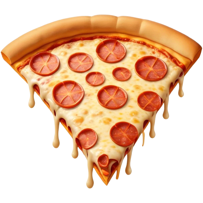 Flying pizza emoji