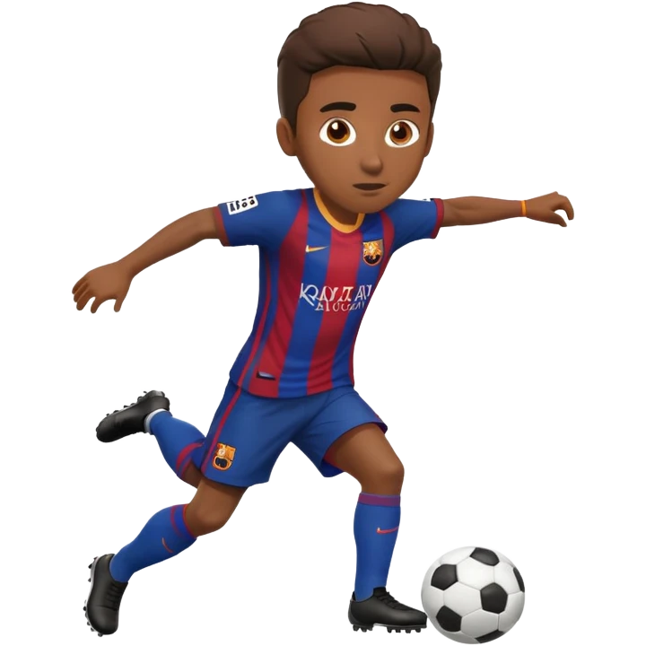 Barcelona soccer emoji