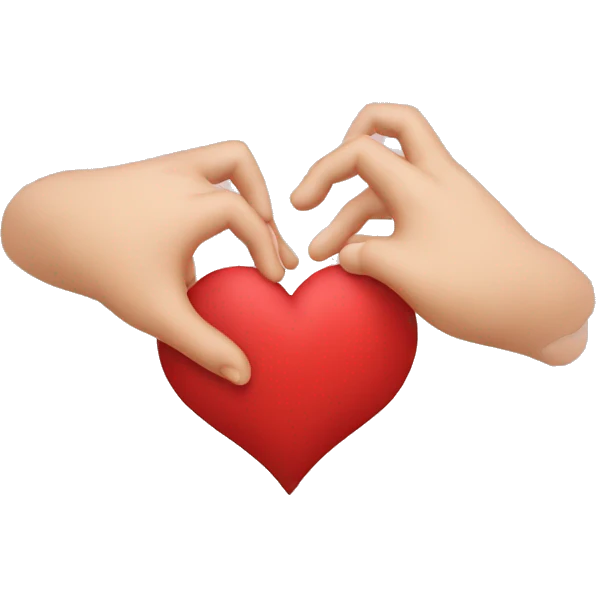 heart with hands emoji