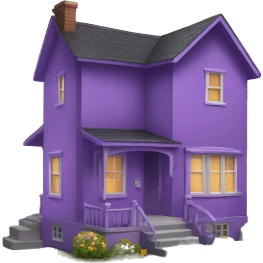 purple home emoji
