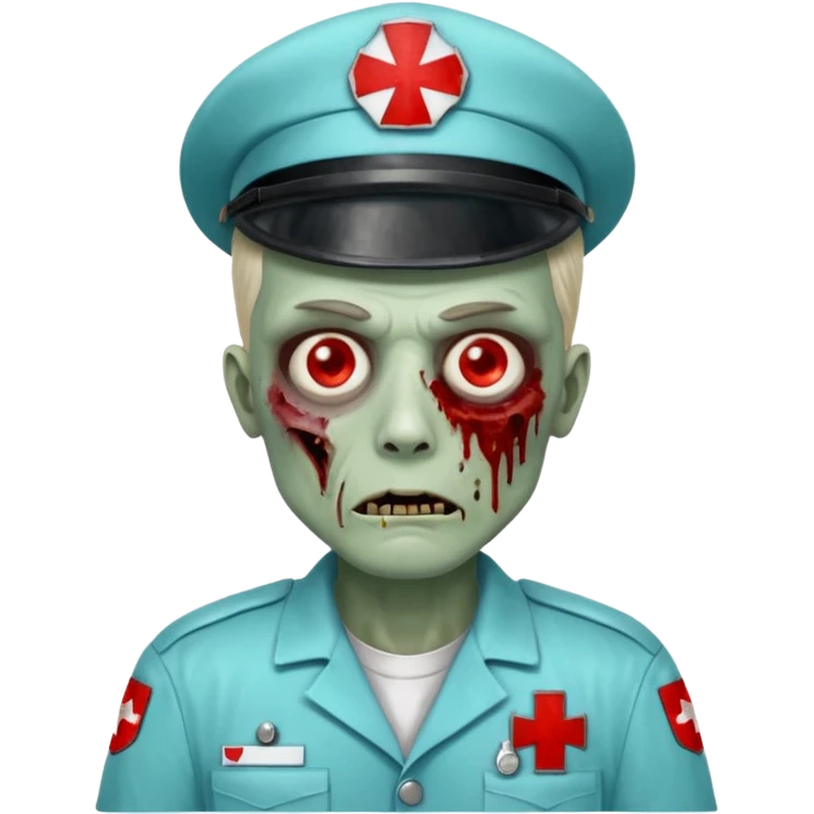 Zombie ambulance driver emoji